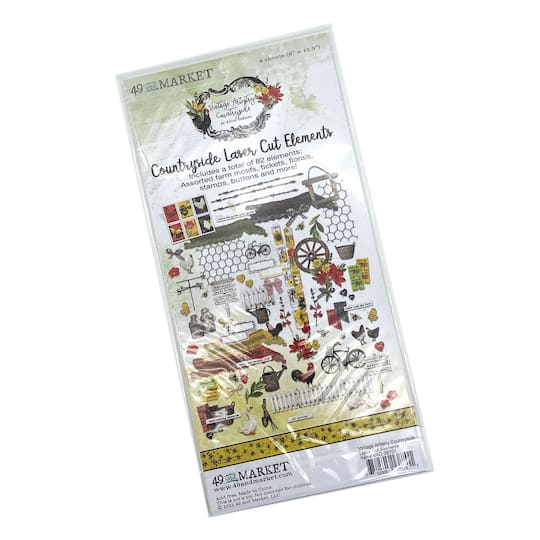 49 And Market Vintage Artistry Countryside Laser Cut Out Elements